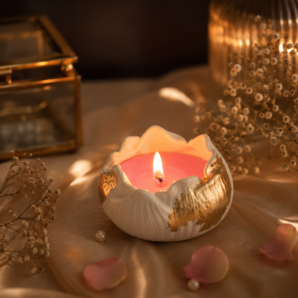 Lotus Candle